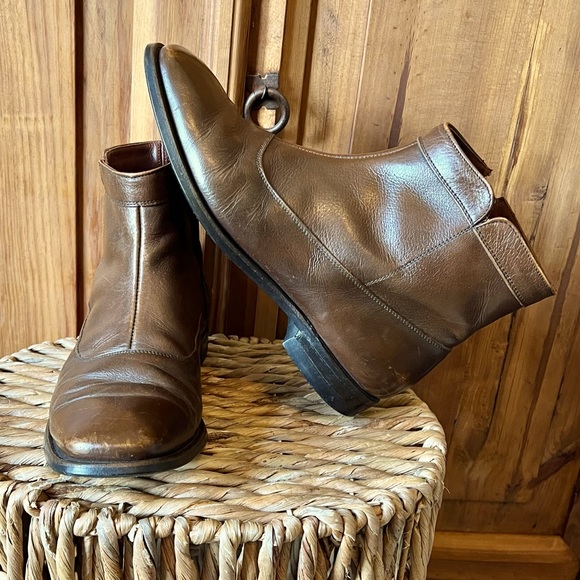 O'Sullivan Executive Men’s Imperial Brown Leather Beatle Boot Size 8.5 - Picture 7 of 14